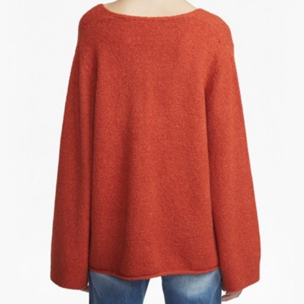 French Connection Urban Flossy Sweater Pumpkin Small - Picture 2 of 6